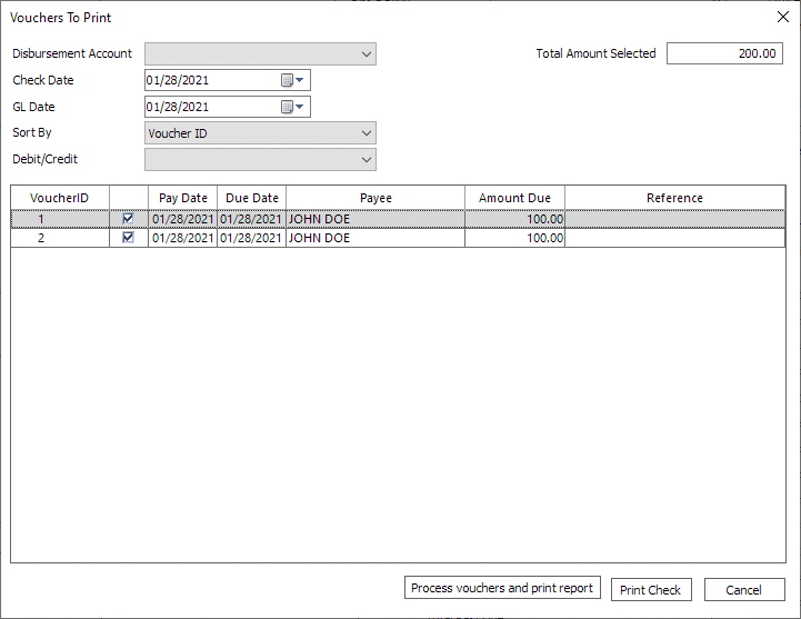 QuickBooks Invoice Forms with Perforated Payment Voucher